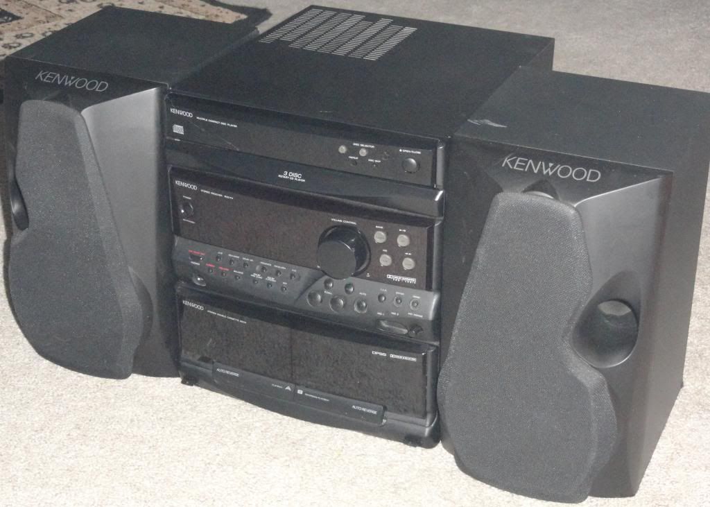 Kenwood Multiple Compact 3 Disc Player Cassette Radio Stereo Music