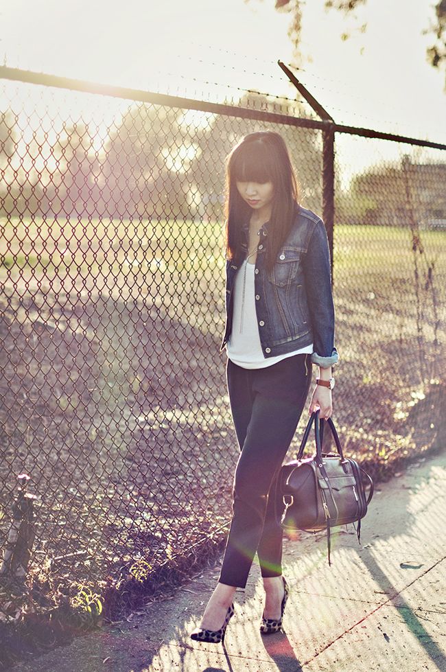 levis denim jacket, rebecca minkoff, darcy, satchel