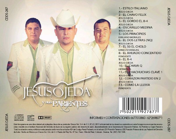 jesus ojeda album estilo italiano ano 2012 tamano 54 5 mb formato mp3 ...