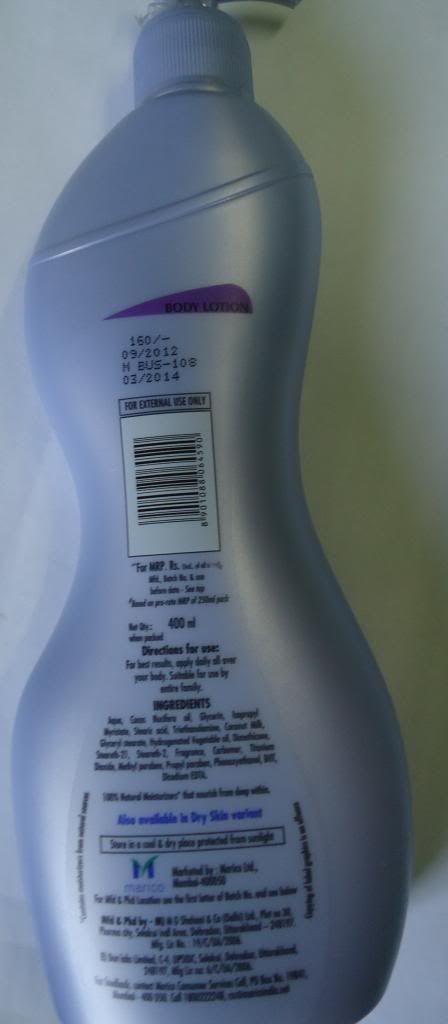 Parachute Soft Touch, Deep Nourish Advansed Body Lotion Review Parachute Soft Touch, Deep Nourish Advansed Body Lotion Review