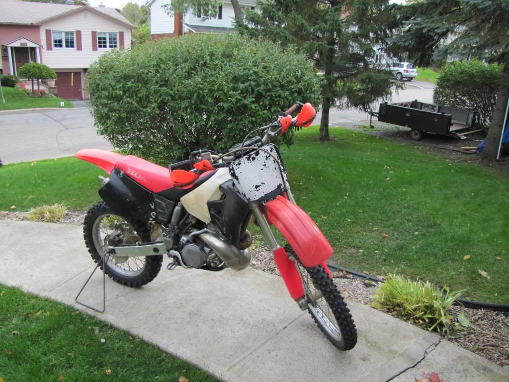 Honda 1996 cr250 weight #5