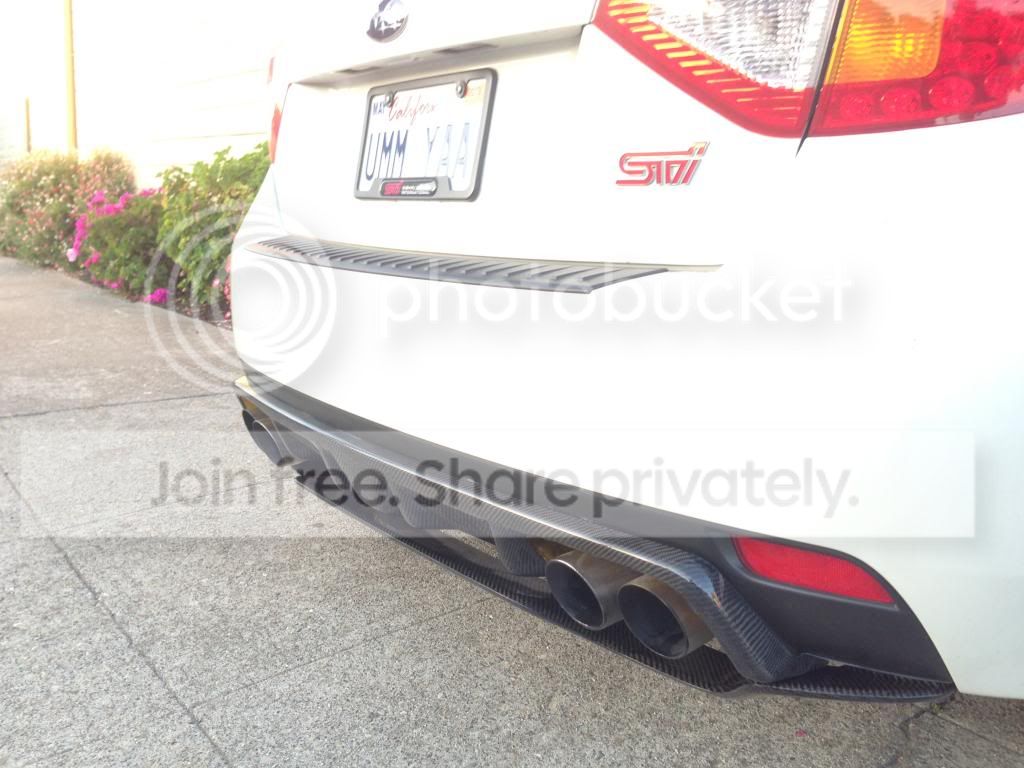 Carbon Fiber Rear Diffuser for GV STI | Page 2 | IW STi Forum